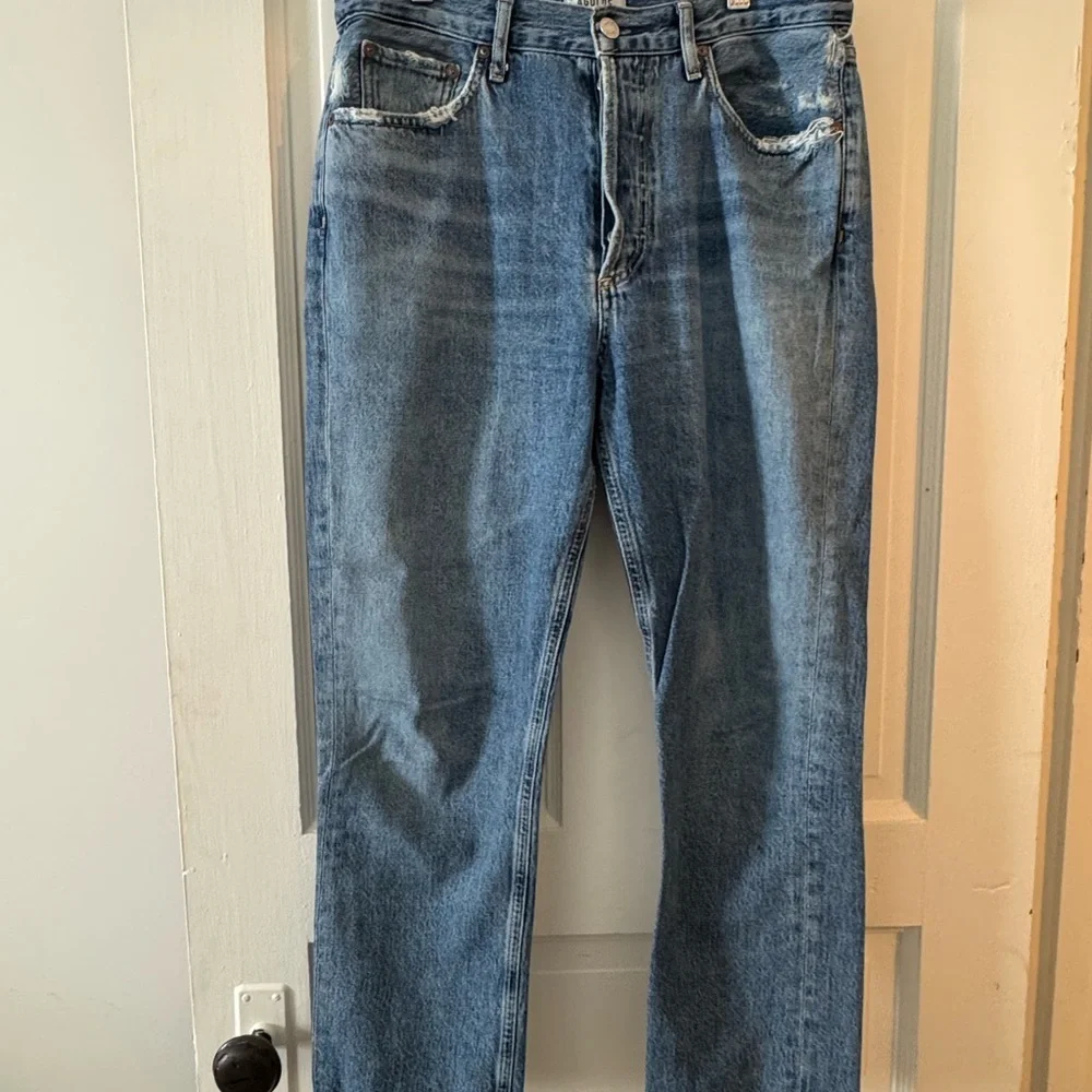 Agolde Riley High Rise Slim Straight - Picture 5 of 7